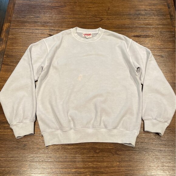 Madewell Men's Sz XS McCarren Midweight Crewneck Sweatshirt Blue Gray NK077 - Picture 2 of 13